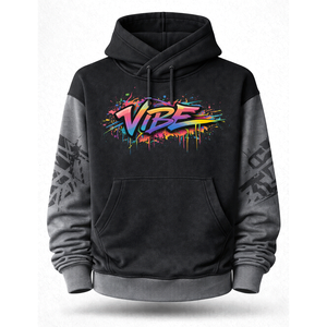 เสื้อฮู้ดสไตล์สตรีทแวร์ทรงโอเวอร์ไซส์แบบสวม มีซิป ผ้าฝ้ายฟลีซ ยูนิเซ็กส์ แฟชั่นฤดูหนาว คอลเลคชั่นขายส่ง - Product Image 1