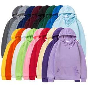 Sudadera con capucha de peso pesado con diseño de logotipo personalizado recién llegado 350 GSM algodón/poliéster sudaderas con capucha de gran tamaño para hombres - Product Image 1