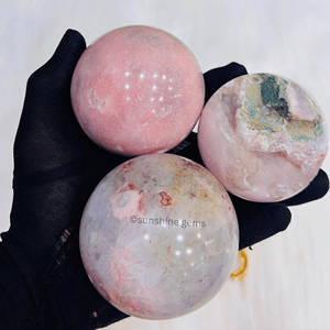 ลูกบอลคริสตัลทรงกลมสีชมพูอเมทิสต์พลอยธรรมชาติสำหรับฮวงจุ้ยการนั่งสมาธิและการตกแต่งขัดเงาจำนวนมาก - Product Image 5