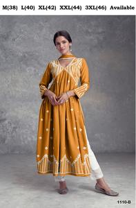 ผ้าไหมเรยอนคุณภาพสูงสำหรับงานปาร์ตี้งานลำดับลำดับลำดับสไตล์ปากีสถานจากนักออกแบบล่าสุดของ Fab Zone - Product Image 3