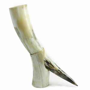Cuerno Vikingo para Beber de Alta Calidad, Cuerno de Buey Natural Pulido, Estilo Animal, Ecológico, para Cerveza, Vino, Vodka, Diseño Nórdico - Product Image 5