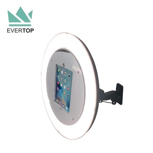 PBW01 9.7, 10.5, 12.9 pouces pour iPad Air, <span class=keywords><strong>Pro</strong></span>, support mural photo, kiosque photo, borne photo publique avec anneau lumineux LED - Product Image 1