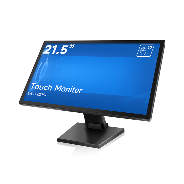21.5 23.8 Inch FHD Capacitive Touch Screen Monitor 75Hz 300Nits USB Interface IPS Panel 16.7M Colors for POS Kiosk OEM ODM
