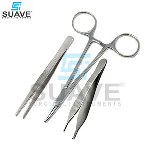Reutilizar el kit de sutura de cirugía capaz, conjunto básico de sutura, instrumentos quirúrgicos de emergencia por SUAVE SURGICAL INSTRUMENTS - Product Image 5