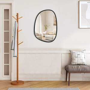 Elegante hierro hecho a mano para Glam forma ovalada espejo de pared decorativo personalizable para bodas Diwali cumpleaños Ramadans - Product Image 3