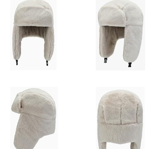 Sombrero de cazador con forro polar impermeable para hombre, orejera de invierno con orejeras, patrón de tela cálida - Product Image 4