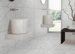 Azulejos de Porcelana Mate Antideslizantes MURPHY GREY 600x1200mm, Sólidos, Antibacterianos, Resistentes al Desgaste, Estilo Europeo Moderno para Interiores - Product Image 3