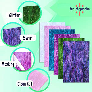 Plaque acrylique PMMA nacrée haute brillance, étanche, personnalisée pour meubles, design artistique, panneau plastique décoratif résistant aux rayures - Product Image 3