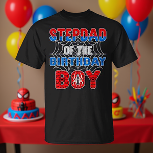 Maglietta per Festa di Compleanno a Tema Ragnatela per il Suocero del Ragazzo di Compleanno per Eventi Promozionali - Product Image 3