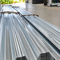 Tôle de plancher en acier galvanisé de type ouvert YX51 305 915 pour la construction de dalles de béton à usage intensif