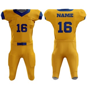 Maillots de football américain en polyester personnalisés, mieux brodés, uniformes de football grande taille pour toutes les équipes - Product Image 2