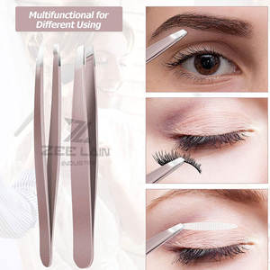 Pinces à épiler en acier inoxydable de haute qualité, durables et écologiques, qualité A+, fabriquées au Pakistan - Product Image 3