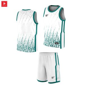 Rockfire JP Ensemble de maillots de basket-ball lavés de luxe de haute qualité Uniforme de sport personnalisé respirant 100% polyester Bon prix OEM - Product Image 4