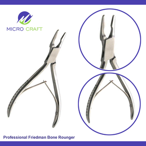 Alicates profesionales para rounger de hueso Alicates dentales Alicates de acero de grado médico disponibles Acabado opaco y espejo Fabricante Pakistán - Product Image 3