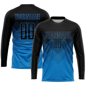 Nuevo uniforme de fútbol para niños personalizado azul negro sublimación uniforme de fútbol Jersey ropa deportiva ommiz industry - Product Image 1