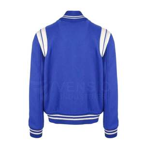 New Arrival Lettermen High Street Winter <b>Jacket</b> Comfortable Stand Collar Pattern Decoration Made Pakistan-OEM Service Available - Product Image 3