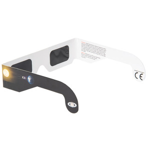 <span class=keywords><strong>Lunettes</strong></span> d'observation de l'<span class=keywords><strong>éclipse</strong></span> <span class=keywords><strong>solaire</strong></span> en papier certifiées ISO 12312-2 2026 et 2027, vente en gros, verres PET noirs UV400, monture carrée EG50 - Product Image 3