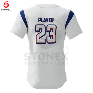 Best Men's Short Sleeve Softball Jersey Outfit Custom Button New Design Fast Delivery Sublimation Technique <b>Print</b> OEM <b>Service</b> - Product Image 6