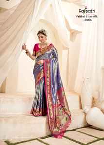 Diseñador Fancy Trending Outfit Venta Caliente Atractivo Paithni Tejido Seda Tejido Sari Mujer Moda Exportador - Product Image 4