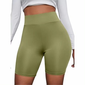 2024 nouveauté femmes sport fitness biker taille haute sexy respirant sans poche yoga scrunch bout à bout shorts - Product Image 5