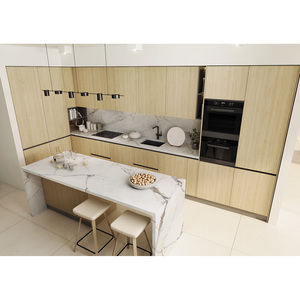 เคาน์เตอร์ครัวและห้องน้ำแบบสั่งทำพิเศษ หินควอตซ์ Calacatta สำหรับโครงการโรงแรม พร้อมบริการตัดสำเร็จรูป - Product Image 1