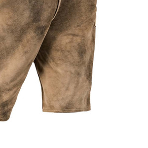 Meilleur prix High Street Wear Lederhosen Short brodé en cuir Vêtements pour hommes Vêtements et accessoires Shorts - Product Image 6