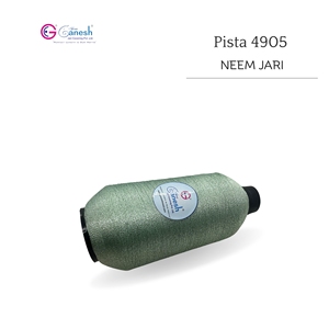 Pista 4905 180D Neem Jari Flora Jari Embroidery High Tenacity Lurex <b>Polyester</b> 180D Neem Jari Metallic <b>Yarn</b> Hand Knitting Sewing - Product Image 2