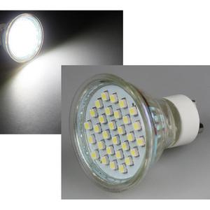 GU10 LED สปอตไลท์ 30 SMD 6000K 120lm 120 230V 1.3W สีขาว - Product Image 1