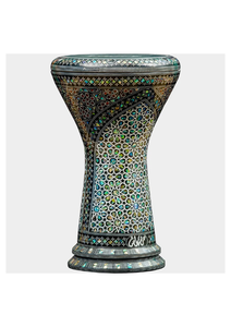 Authentique Gawharet El Fan Peacock Islamic Sombaty Darbuka 23cm Pearl Doumbek - Product Image 5
