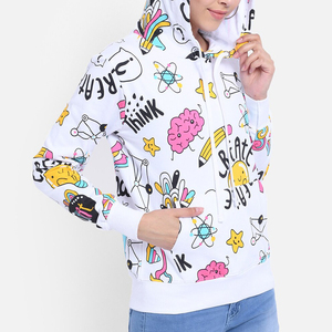 Ventes en gros de sweats à capuche personnalisables imprimables par sublimation, vierges, 250 g/m², polyester, meilleure qualité, sweats à capuche à sublimation couleur - Product Image 3
