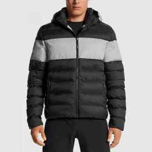 Conception personnalisée OEM col montant imperméable concepteur manteau à bulles hommes brillant bouffant tenue décontracté Streetwear personnalisé - Product Image 2