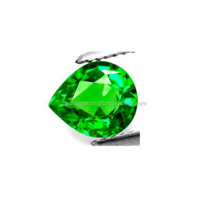 Grenat vert naturel coupe ronde pierres précieuses semi-précieuses en vrac fabrication de bijoux taille calibrée grenat tsavorite pierres précieuses pierre de naissance - Product Image 4