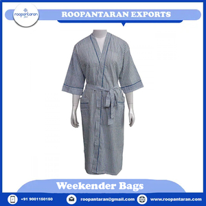 Meilleure vente de vêtements de nuit pour femmes 100% coton Cambric Floral Design Indian Block-Printed Soft Breathable Spaghetti Strap Kimono - Product Image 6