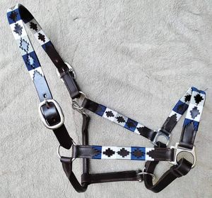 Licol en cuir de polo de qualité supérieure, brun huilé, réglable, pour poney, cob et toutes tailles, accessoire de sport durable pour le polo - Product Image 5