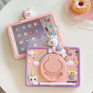 New Arrival For iPad Mini 2 Kids Premium Protective Silicone Case Stand <b>Cartoon</b> Design Private Mold ROHS Certified - Product Image 3
