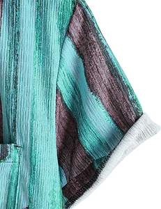 Nueva moda de verano para hombres, camisas polo de punto con botones a rayas, camisetas vintage de manga corta, camisas para hombres - Product Image 4