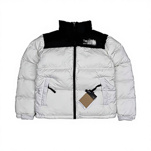 Veste d'hiver TNF1996 Bomber Jacket 700 à motif cœur, version américaine originale de haute qualité, streetwear pour hommes et femmes - Product Image 1