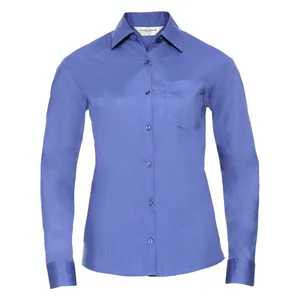 Custom Ladies' <b>Long</b> <b>Sleeve</b> <b>Polo</b> <b>Shirt</b> for Promotional Merchandising - Product Image 4