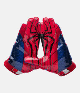 Gants de football américain personnalisés avec paume hautement collante Gants de sport Dos sublimé Gants de football personnalisés - Product Image 6