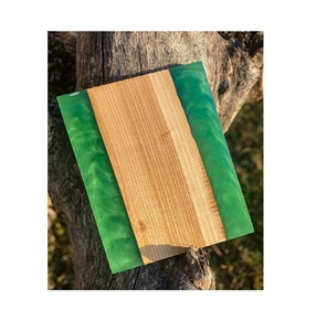 Planche à découper de planche à fromage en résine de luxe pour pièce de forme carrée au design simple avec vente - Product Image 3