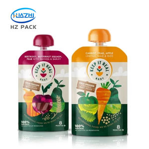 Embalaje de plástico líquido Doypack Bag 250Ml 500Ml Piña Mango Zumo de naranja Jalea Aluminio Stand up Spout Pouch para bebida - Product Image 4