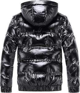 Chaqueta de Invierno Impermeable con Diseño de Camuflaje Personalizado, Chaqueta Brillante con Capucha y Cremallera - Product Image 5