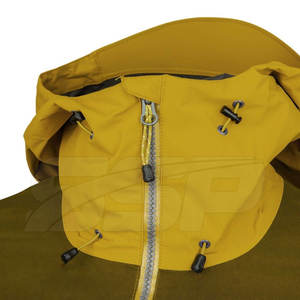 Vente directe en usine marque privée veste de pluie d'hiver à capuche pour hommes avec logo avant imperméable en nylon/polyester décontracté - Product Image 2