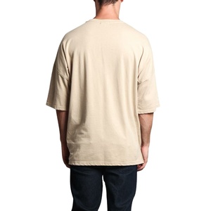 Men's Custom Oversized Boxy T-Shirt High Quality Cotton with Drop Shoulder Design and Plus Size Custom Quality Printing - Product Image 4