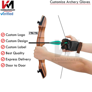 Guante de Tiro con Arco Ligero y Cómodo para un Tiro Preciso, Guante de Cuero de Alta Calidad para Arqueros Profesionales - Product Image 6