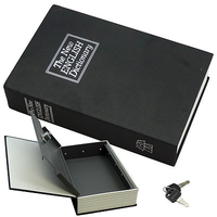 Coffre-fort secret portable antivol pour la maison, petit coffre-fort pour argent et objets de valeur avec serrure à clé