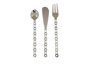 Hot Selling Modern Look Designer Handle Cutlery Set for Eating Food Metal Cutlery Set <b>Flatware</b> Stainless Steel - Product Image 2