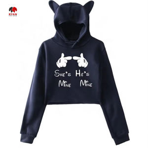 เสื้อฮู้ดเอวลอยสำหรับผู้หญิงผู้ใหญ่เด็กและผู้ใหญ่ - Product Image 6