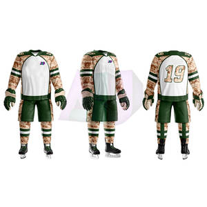 Service OEM d'uniformes de hockey sur glace professionnels, légers, durables, confortables, couleurs et tailles personnalisables, pour les matchs sportifs d'équipe - Product Image 1