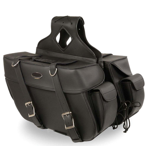 กระเป๋าทรงอานรถมอเตอร์ไซด์หนังสินค้ามาใหม่ขนาดใหญ่สำหรับรถมอเตอร์ไซค์กระเป๋าทรงอานรถมอเตอร์ไซด์ออกแบบโลโก้ได้ตามต้องการ - Product Image 2